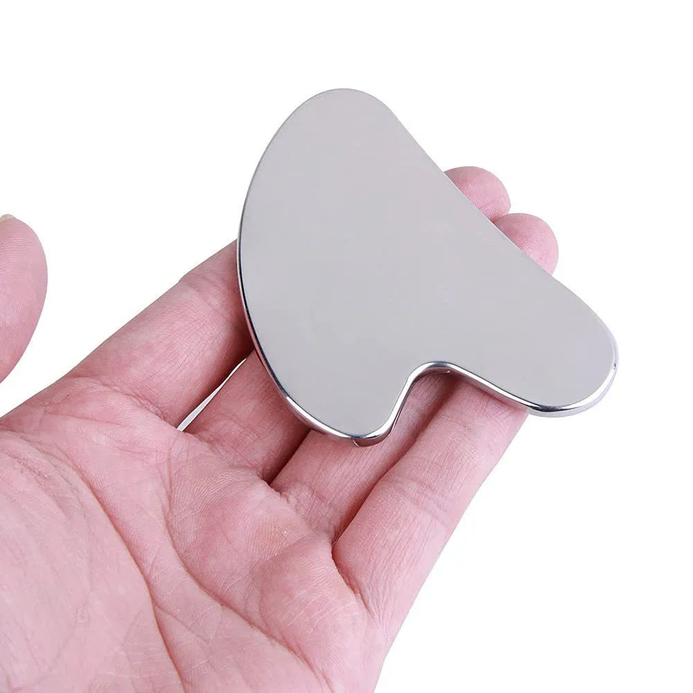 Heart Shaped Stainless Steel Gua Sha