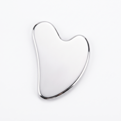 Heart Shaped Stainless Steel Gua Sha - Fermeskin