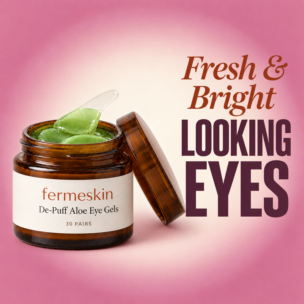 Fermeskin De-Puff Aloe Eye Gels - Fresh and bright looking eyes